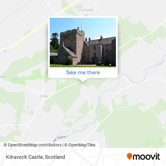 Kilravock Castle map