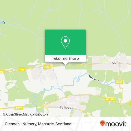 Glenochil Nursery, Menstrie map