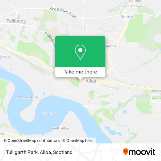 Tulligarth Park, Alloa map