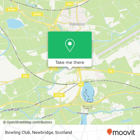 Bowling Club, Newbridge map