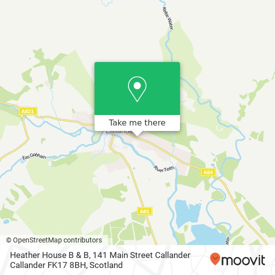 Heather House B & B, 141 Main Street Callander Callander FK17 8BH map