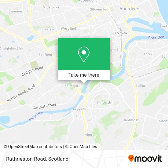 Ruthrieston Road map