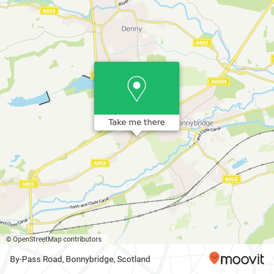 By-Pass Road, Bonnybridge map