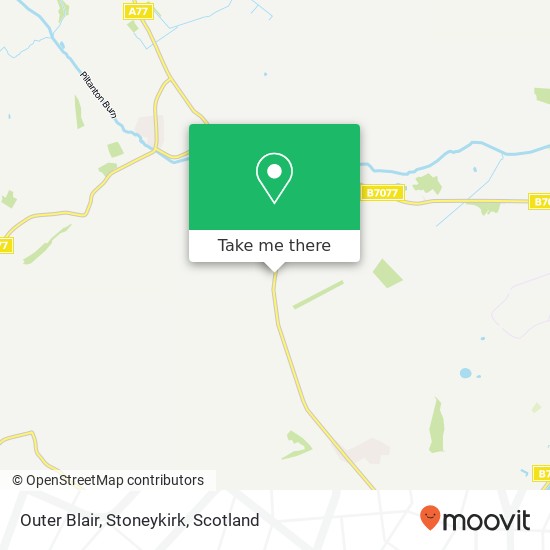 Outer Blair, Stoneykirk map