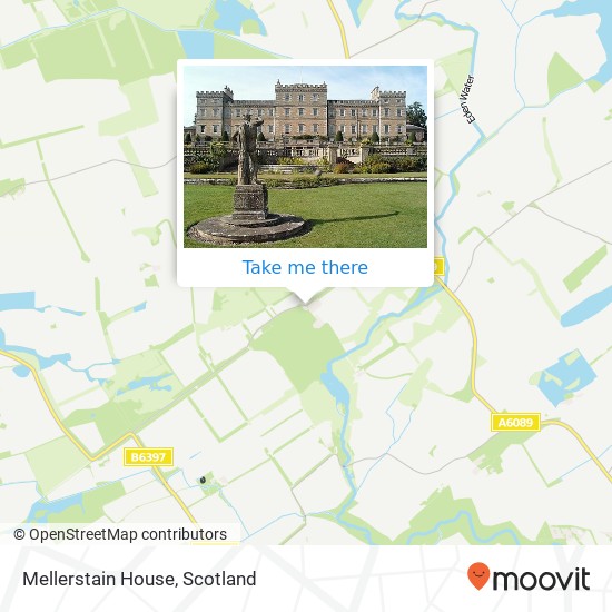 Mellerstain House map