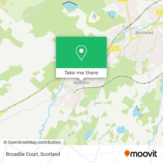 Broadlie Court map