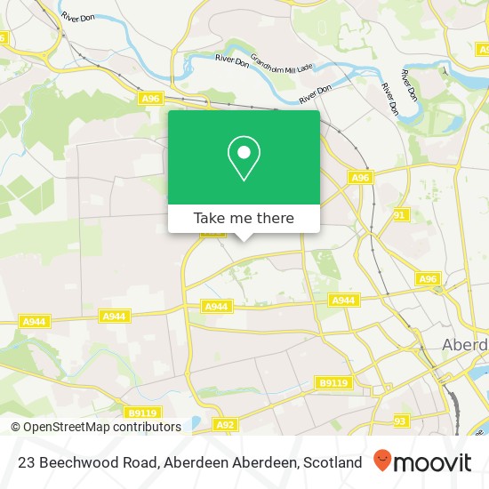 23 Beechwood Road, Aberdeen Aberdeen map