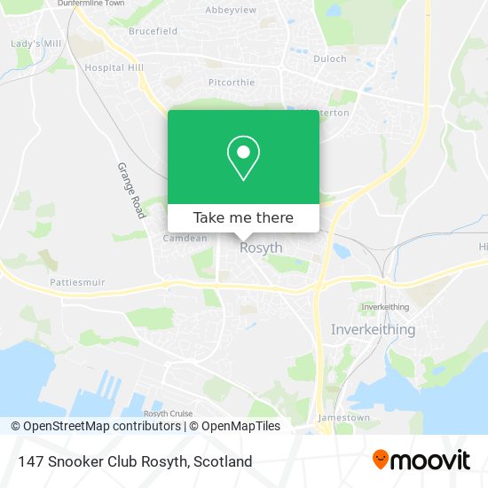 147 Snooker Club Rosyth map