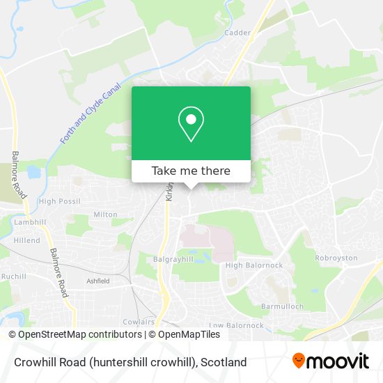 Crowhill Road (huntershill crowhill) map