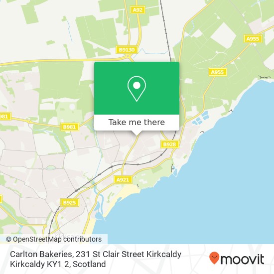 Carlton Bakeries, 231 St Clair Street Kirkcaldy Kirkcaldy KY1 2 map