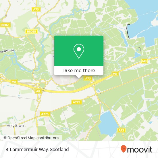 4 Lammermuir Way map