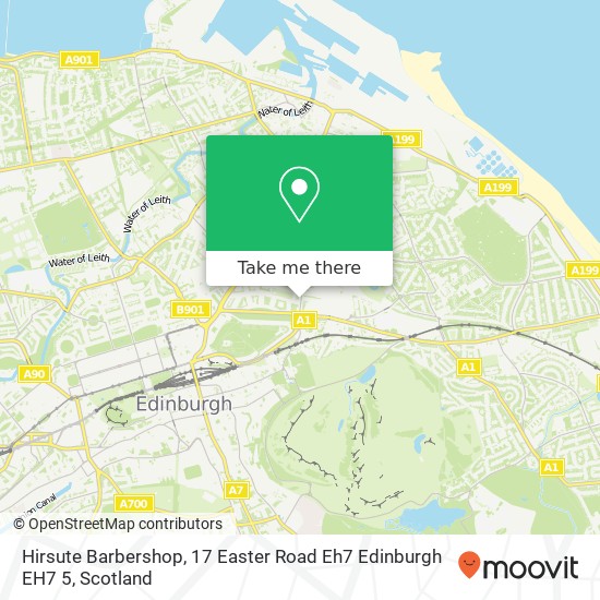 Hirsute Barbershop, 17 Easter Road Eh7 Edinburgh EH7 5 map