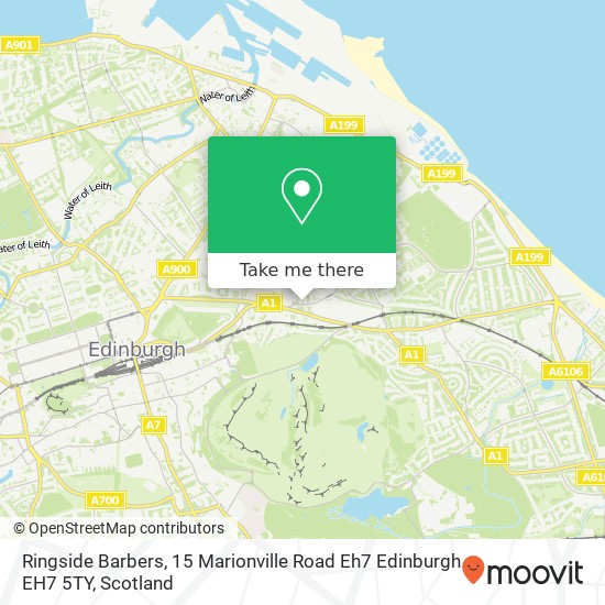 Ringside Barbers, 15 Marionville Road Eh7 Edinburgh EH7 5TY map