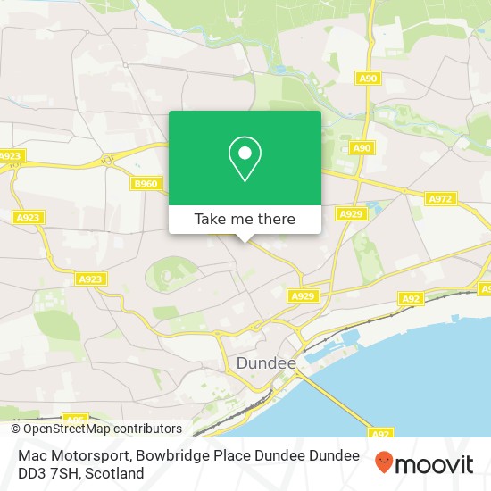 Mac Motorsport, Bowbridge Place Dundee Dundee DD3 7SH map