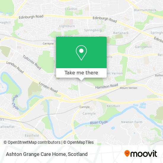 Ashton Grange Care Home map