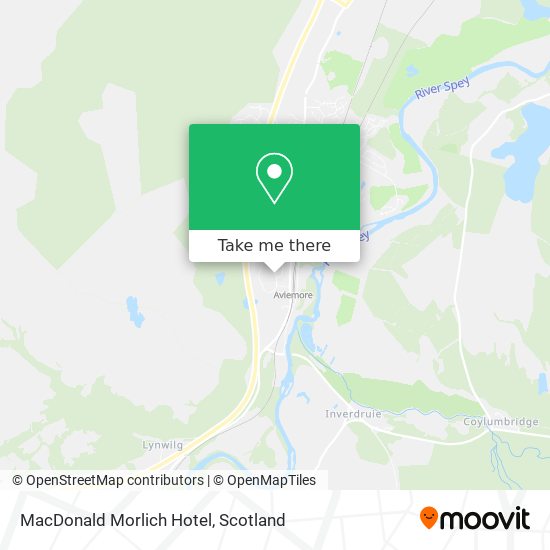 MacDonald Morlich Hotel map