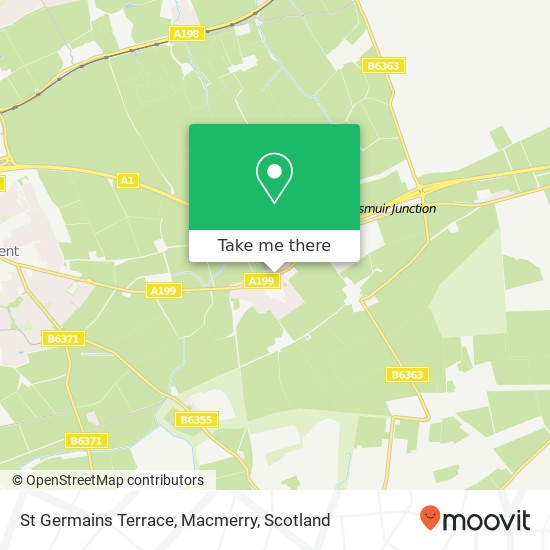 St Germains Terrace, Macmerry map