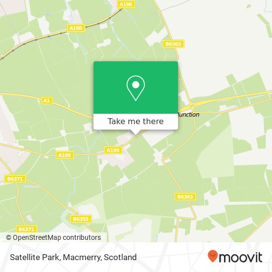 Satellite Park, Macmerry map