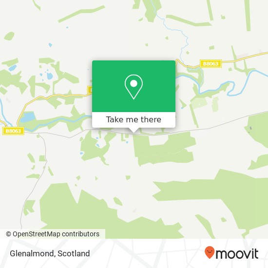 Glenalmond map