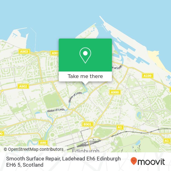 Smooth Surface Repair, Ladehead Eh6 Edinburgh EH6 5 map