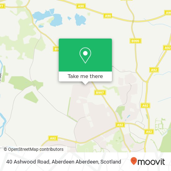 40 Ashwood Road, Aberdeen Aberdeen map