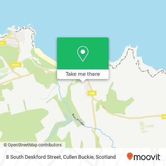 8 South Deskford Street, Cullen Buckie map