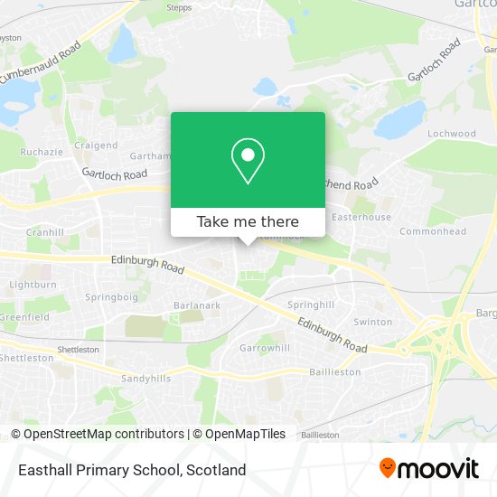 Easthall Primary School map