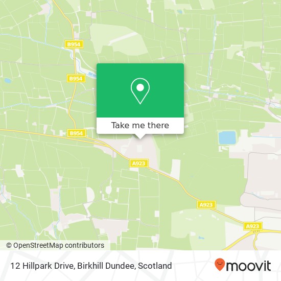 12 Hillpark Drive, Birkhill Dundee map