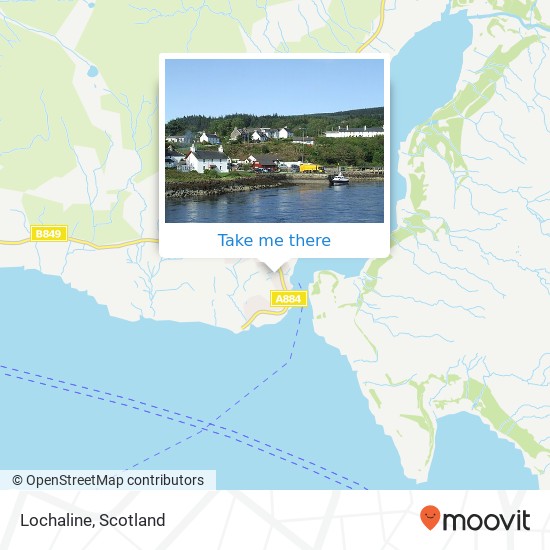 Lochaline map