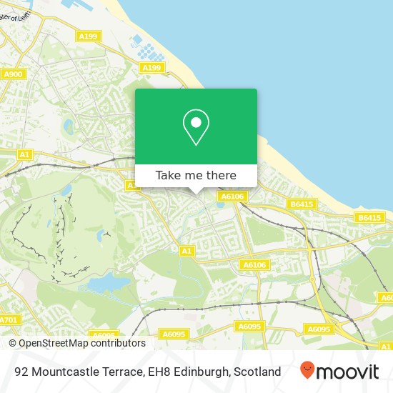 92 Mountcastle Terrace, EH8 Edinburgh map