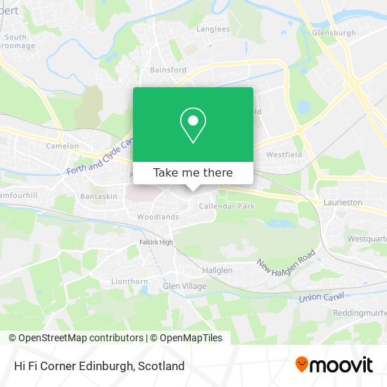 Hi Fi Corner Edinburgh map