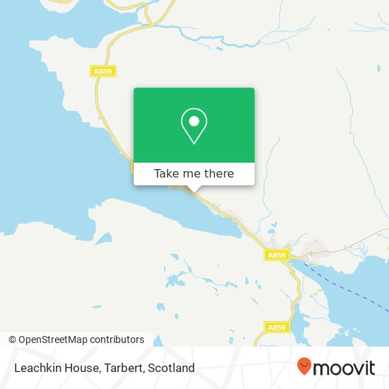 Leachkin House, Tarbert map
