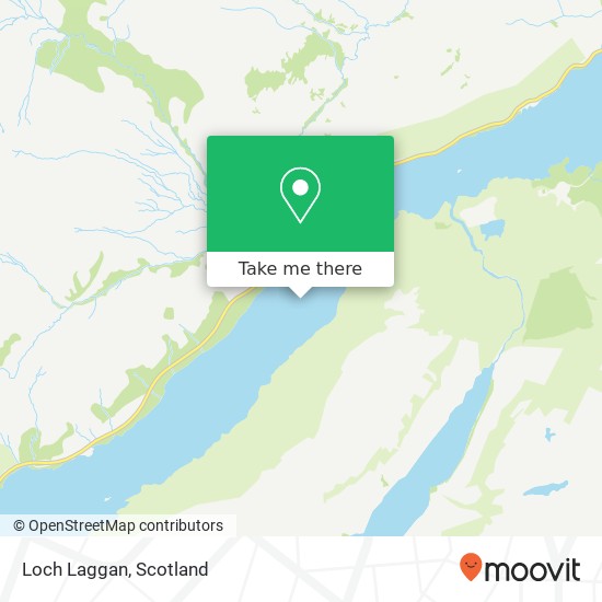 Loch Laggan map