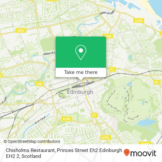 Chisholms Restaurant, Princes Street Eh2 Edinburgh EH2 2 map