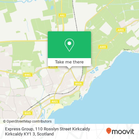 Express Group, 110 Rosslyn Street Kirkcaldy Kirkcaldy KY1 3 map