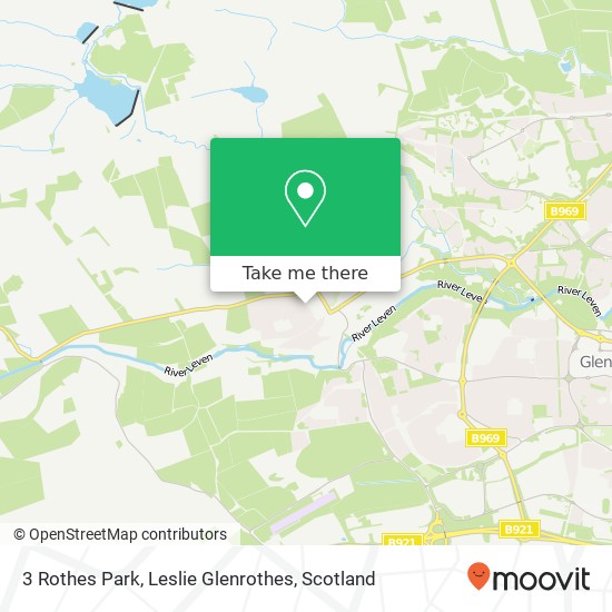 3 Rothes Park, Leslie Glenrothes map