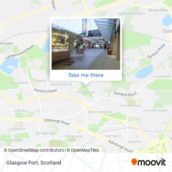 Glasgow Fort map