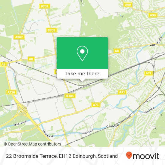 22 Broomside Terrace, EH12 Edinburgh map