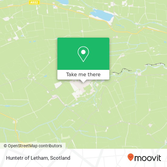 Huntetr of Letham map