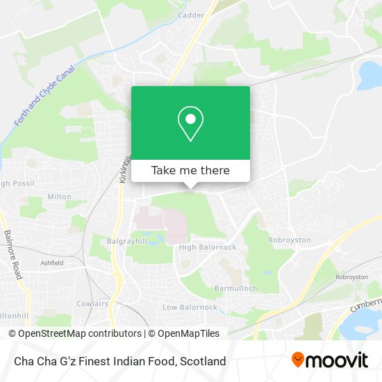Cha Cha G'z Finest Indian Food map