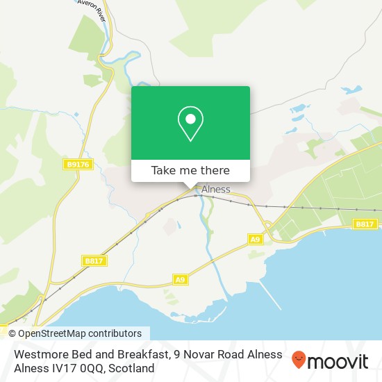 Westmore Bed and Breakfast, 9 Novar Road Alness Alness IV17 0QQ map