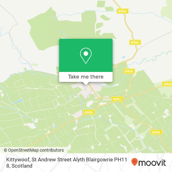 Kittywoof, St Andrew Street Alyth Blairgowrie PH11 8 map