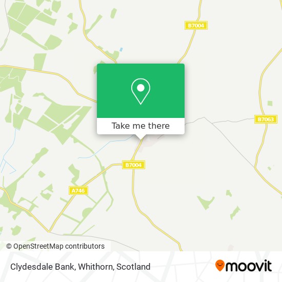 Clydesdale Bank, Whithorn map