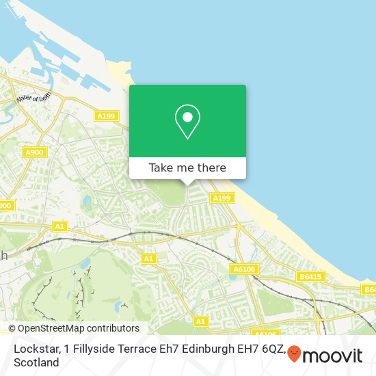 Lockstar, 1 Fillyside Terrace Eh7 Edinburgh EH7 6QZ map