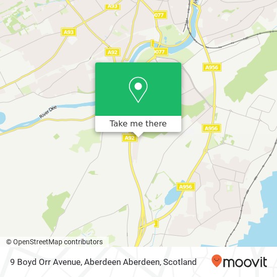 9 Boyd Orr Avenue, Aberdeen Aberdeen map