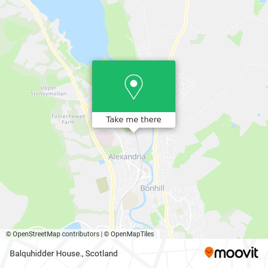 Balquhidder House. map