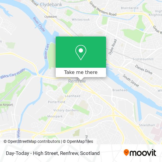 Day-Today - High Street, Renfrew map