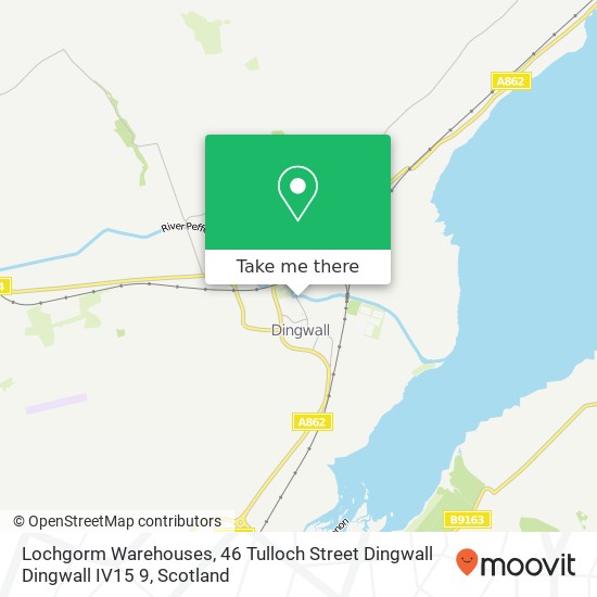 Lochgorm Warehouses, 46 Tulloch Street Dingwall Dingwall IV15 9 map