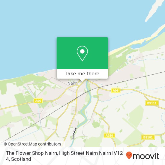 The Flower Shop Nairn, High Street Nairn Nairn IV12 4 map