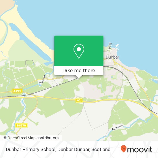 Dunbar Primary School, Dunbar Dunbar map